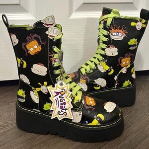 Ltd Edition Rugrats x DollsKill Boots NEW without box